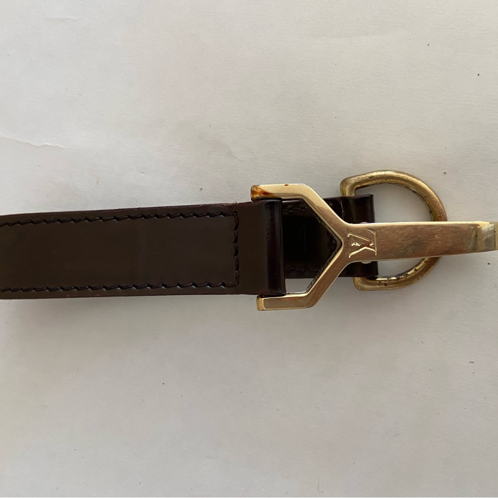 Authentic Louis Vuitton damier luggage strap